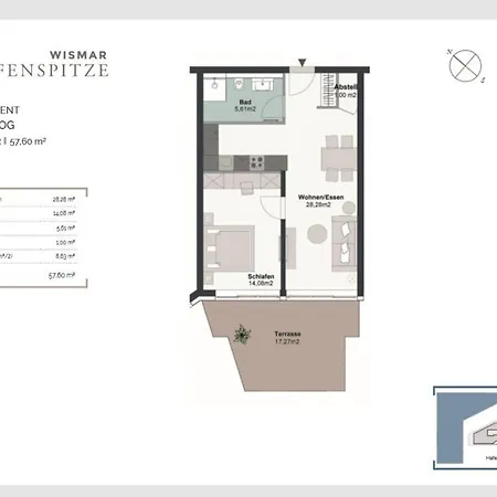 Lägenhet Hafenspitze App 13 *